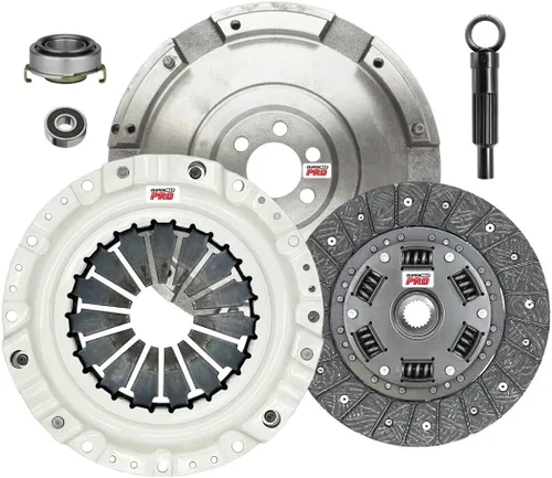 PRO - Kit de embrague OEM resistente con volante compatible con Ford Probe 1989-1992 1983-1993 Mazda 626 B2000 B2200 MX-6 2.0L 2.2L (CP10026HDFW-CK)