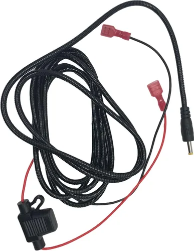 Miniatura 5 de Barehill Cable blindado resistente a roedores con clips de cocodrilo, cable de metal envuelto en resorte de 12 V CC 20 AWG, compatible con Tactacam