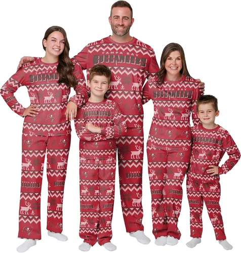 Miniatura 7 de FOCO NFL womens Nfl Team Ugly Pattern Matching Set Family Holiday Pajamas