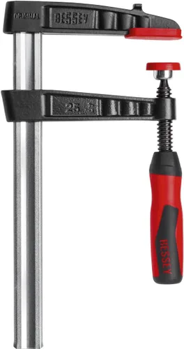 Miniatura 8 de BESSEY Abrazadera TG5.512+2K, carpintería, estilo F, mango 2K, almohadillas reemplazables, 5.5 In. x 12 In., 1320 lb