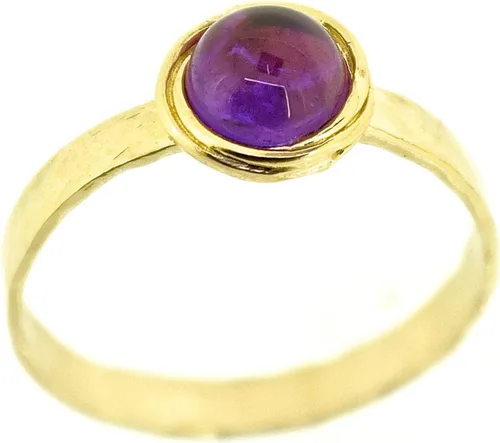 Miniatura 49 de Anillo de oro de piedras preciosas, anillo de piedra chapada en oro de 14 quilates, anillo de piedra apilable, anillo de oro de piedra pequeña