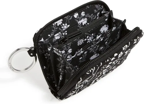 Miniatura 2 de Vera Bradley Cartera pequeña de algodón con cremallera para mujer con protección RFID