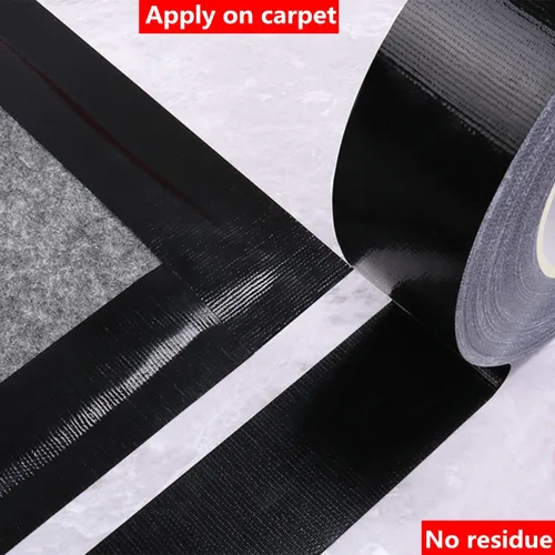 Miniatura 5 de COSIMIXO Paquete de 5 Cintas Adhesivas de Conducto Negras de Uso Pesado, 2 pulgadas x 30 yardas, fuerte, flexible, sin residuos, para todo clima