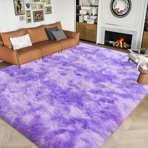 Miniatura 154 de Dssimo - Alfombra superesponjosa para la habitación, alfombra de área moderna, pequeña, suave y acogedora de felpa para niños, niñas y adolescentes