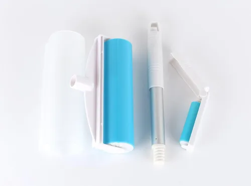 Miniatura 6 de Resuable Lint Roller pelo perro gato Remover herramienta Pet Shedding cepillo para polvo limpia su Suit/sofá