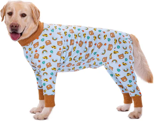 Miniatura 19 de Traje de recuperación para perros después de la cirugía para hembras y machos, camiseta de castración para perros de talla mediana y grande