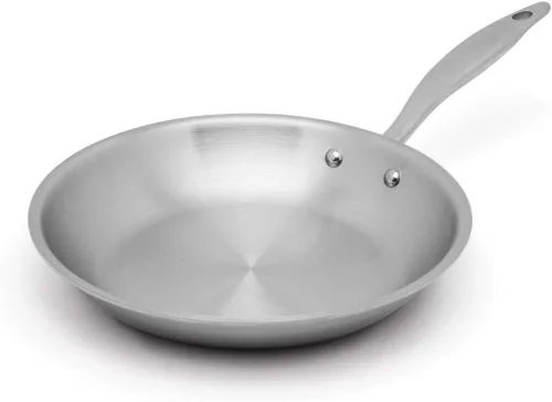 Miniatura 4 de Heritage Steel Juego de sartenes de 5 piezas Fabricado en Estados Unidos Serie Titanium Sartén 316Ti con mango Stay Cool Sartén de acero