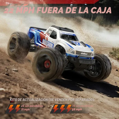 Miniatura 2 de UDIRC Coches RC Todo Terreno Rápidos, RC Camiones 1:16 Todo Terreno 4WD de Alta Resistencia Actualizables a 90 km/h, Camión Monstruo de Control