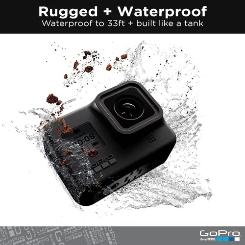 Miniatura 5 de GoPro HERO8 Black - Cámara de acción impermeable con pantalla táctil 4K Ultra HD Video 12MP Fotos 1080p Estabilización de transmisión en vivo