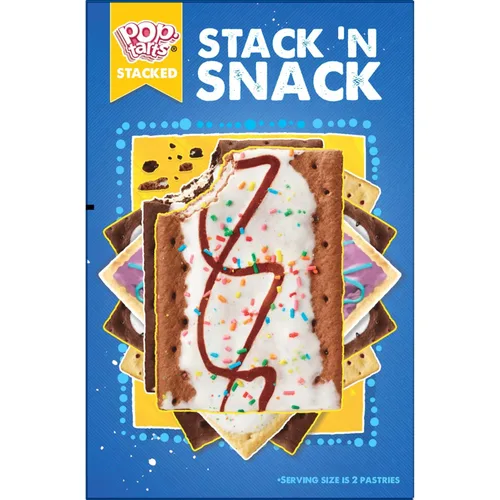 Miniatura 8 de Pop-Tarts Pasteles para tostadora, comida para el desayuno y aperitivos para niños, fresa sin glaseado, caja de 10.15 libras (96 unidades)