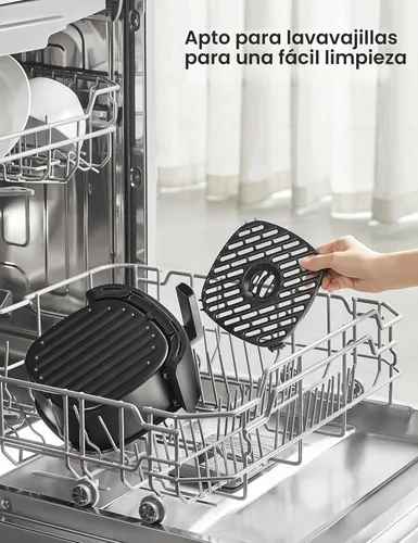 Miniatura 5 de COMFEE' Compacta Freidora de Aire de 2.1 Cuartos con 12 Opciones de Menú, Temporizador Ajustable y Control de Temperatura de 82-204 Grados C, Cesta