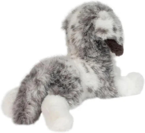 Miniatura 5 de Douglas Skylar - Peluche de pastor australiano, juguete realista DLux de 12 pulgadas para cachorros australianos, peluche azul suave para niños