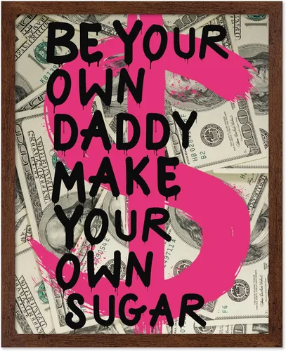 Miniatura 15 de Poster Master Be Your Own Daddy Print - Póster motivacional de dinero, graffiti y arte pop, regalo de preparación para hombres y mujeres, decoración