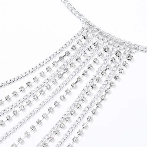 Miniatura 4 de Victray Cadenas de cintura con capas de cristal bohemio, cadena de cuerpo de playa, cinturones de moda, accesorios corporales, joyería para mujeres