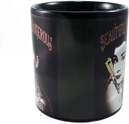 Miniatura 2 de JUST FUNKY Audrey Hepburn Beautiful and Dangerous - Taza de café de cerámica de 20 onzas