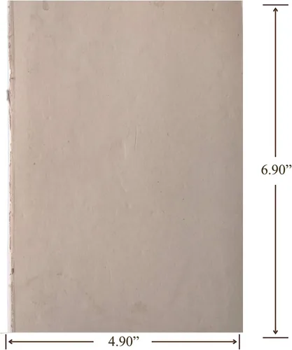 Miniatura 2 de E-Tailor Journal Refill - Handmade Cotton Paper Leather Diary Inserts -Unlined Acid/Tree Free 130gsm White- 200 pages (6x8)