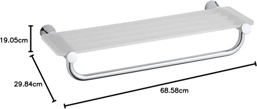 Miniatura 3 de KOHLER K-5677-CP Toobi - Estantería hotelera, cromo pulido