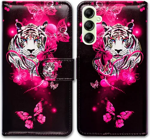Miniatura 13 de Bcov Funda para Galaxy A14 5G, diseño de pájaro negro y verde con tapa para teléfono con ranura para tarjeta y soporte para Samsung Galaxy A14 5G