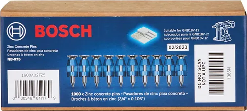 Miniatura 3 de BOSCH NB-075 Clavos de hormigón intercalados de 3/4 pulgadas