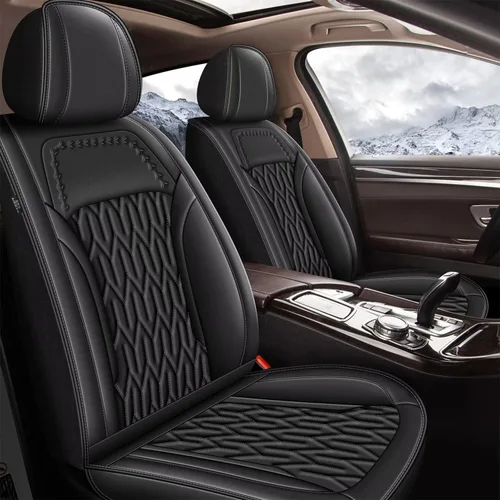 Miniatura 10 de AOMSAZTO Funda de asiento de coche para Chevrolet Equinox 2010-2026 Chevy Equinox de cuero protector de cojín de asiento de coche 2 asientos