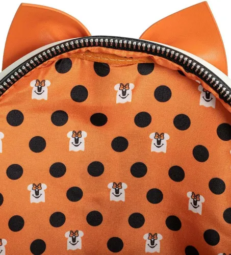 Miniatura 6 de Loungefly Disney Ghost Minnie Mouse que brilla en la oscuridad Cosplay, bolsa de hombro con doble correa para mujer, Multi, Moderno