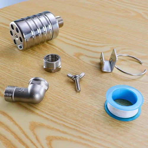 Miniatura 2 de Paquete de 2 válvulas de flotador de agua, control automático de nivel de acero inoxidable con conexiones de 1/2 y 3/4 pulgadas para peceras