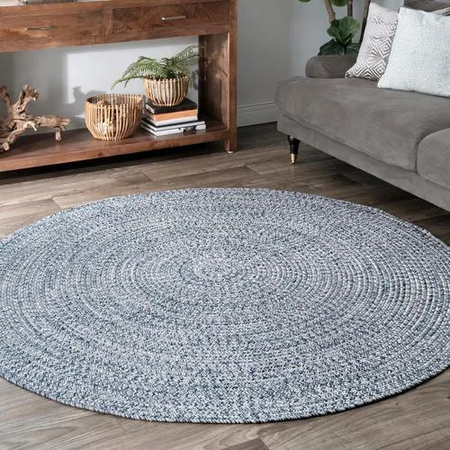 Miniatura 10 de nuLOOM Wynn Alfombra de Área Trenzada para Interiores/Exteriores, 3x5, Bronceado Wynn Tan