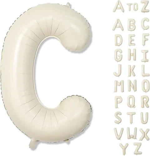 Miniatura 106 de Globo dorado champán con el número 5, globos de aluminio autoinflables grandes de 40 pulgadas del 0 al 9, globo de helio digital 5 dorado claro