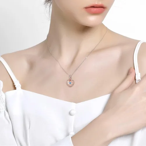 Miniatura 6 de Dijes de cuentas de mal de ojo azul para pulseras Pandora de plata de ley 925, dijes de la suerte, cuentas de regalo para mujer