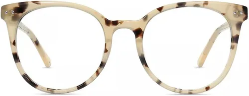 Miniatura 2 de Firmoo Gafas de lectura con bloqueo de luz azul 2023 de 1.75, lentes antirreflejos, lentes de lectura de luz azul, gafas redondas de color marfil