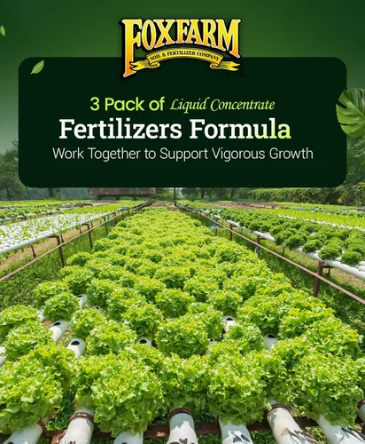 Miniatura 6 de FoxFarm Hydro Liquid Trio Pack – Big Bloom, Grow Big Hydroponic, Tiger Bloom Fertilizantes para crecimiento de plantas, desarrollo de brotes
