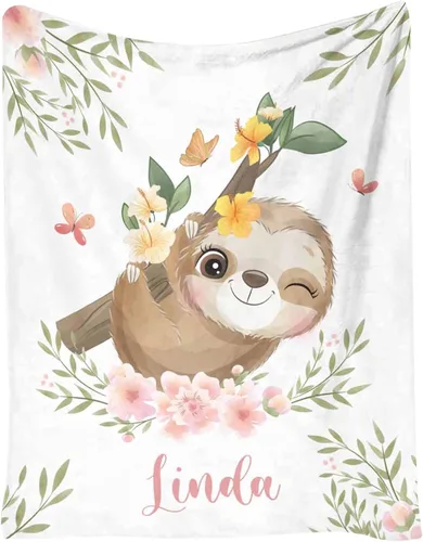 Miniatura 18 de Artsadd Mantas personalizadas con nombre para bebés niños y niñas, mantas de bebé personalizadas con nombre, manta personalizada para niños