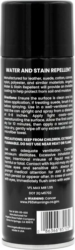 Miniatura 5 de Angelus Spray Repelente al Agua y a las Manchas - Protección Impermeable para Cuero, Gamuza, Gore-Tex y Tela - Protector de Zapatos y Zapatillas