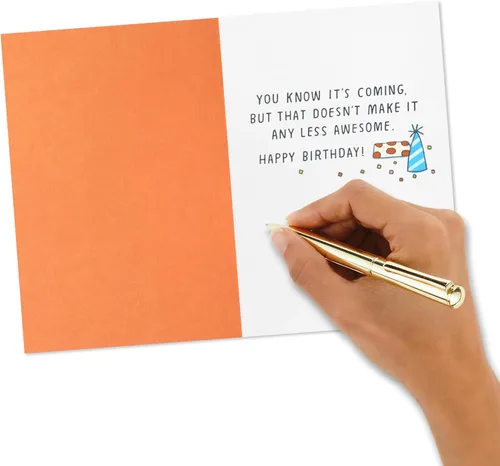 Miniatura 5 de Hallmark Shoebox - Tarjeta de cumpleaños divertida (pizza escolar)