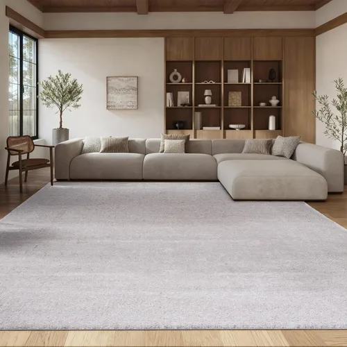 Miniatura 104 de SAFAVIEH Alfombra 10x14 - Colección Reflection - Grande - Beige y Crema, Sin Desprendimiento y Fácil Limpieza, Ideal para Sala de Estar, Dormitorio
