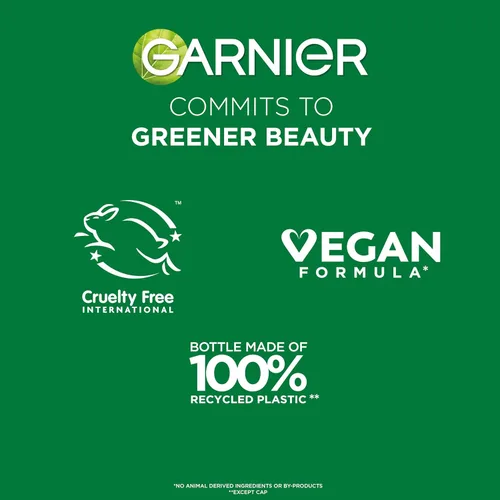 Miniatura 10 de Garnier Fructis Sleek & Shine Champú (22 onzas líquidas) + Acondicionador (21 onzas líquidas) Set para cabello encrespado y seco, Queratina vegetal