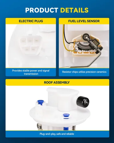 Miniatura 151 de PHILTOP FG1538 Conjunto de Bomba de Combustible Eléctrica con Unidad de Envío Compatible con Nissan Versa 1.6L Sedán/N17X 2012-2019, 2014-2019 Versa