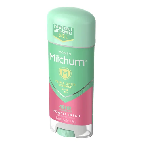 Miniatura 3 de Mitchum Desodorante antitranspirante en polvo de gel transparente fresco para mujeres, 3.40 oz (paquete de 2)