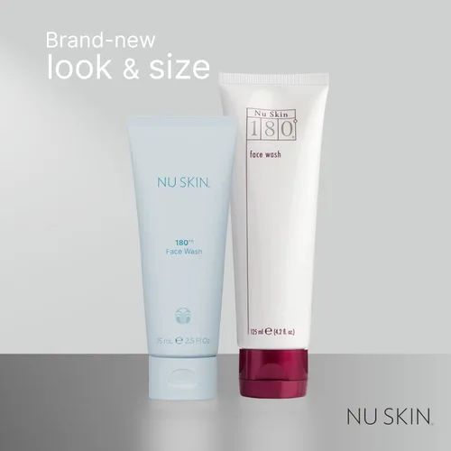 Miniatura 3 de Nu Skin Lavado facial 180° Limpiador hidratante con vitamina C para piel madura Limpiador facial hidratante para líneas finas y textura