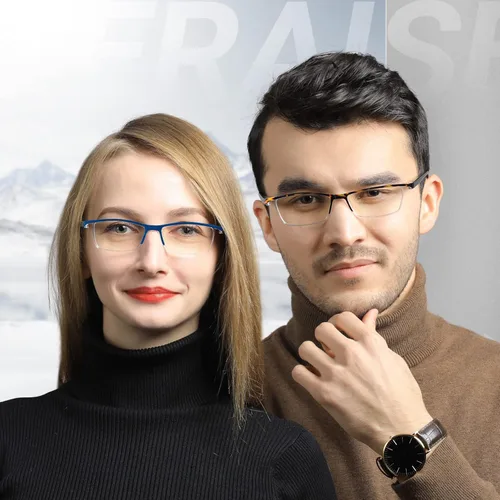 Miniatura 5 de TERAISE Gafas de Lectura Anti-luz Azul de Moda para Hombres y Mujeres Lector de Computadora (mixcolor)