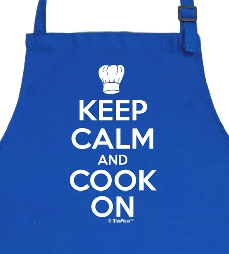 Miniatura 2 de ThisWear Keep Calm And Bake Cook or Grill On Two Pocket Adjustable Bib Delantal