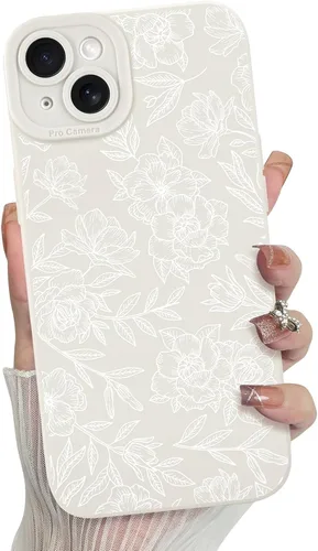 Miniatura 7 de MZELQ para iPhone 12 Pro Max, Funda de silicona con patrón floral de flores y girasoles, rosa, lindo, protección de cámara, funda suave y delgada