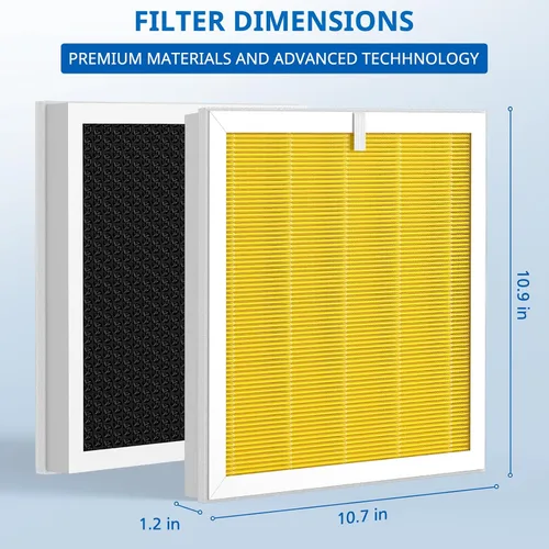 Miniatura 12 de Filtro G3 para el cuidado de mascotas compatible con AME G3 Sferf-30 (FXAP2W) purificador de aire para VEWIOR ClearAir-A3 Filtro purificador de aire