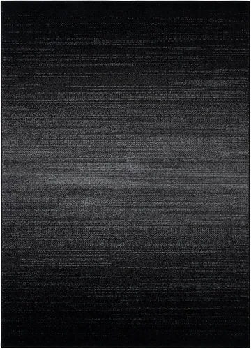 Miniatura 3 de SAFAVIEH Adirondack Collection - Alfombra decorativa, 2 pies 6 pulgadas x 4 pies, color negro y gris, diseño moderno, no desprende pelusa y de fácil