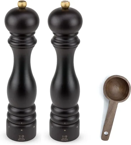 Miniatura 13 de Peugeot Paris u'Select - Molinillo manual de 6 ajustes de madera de haya con cuchara de especias de madera, fabricado en Francia