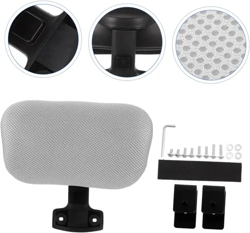 Miniatura 3 de Operitacx Silla alta de la cabeza de la silla de la computadora silla lumbar soporte ergonómico silla de oficina ninguna ruedas