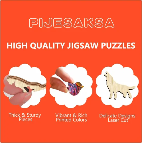 Miniatura 6 de Rompecabezas de madera para adultos, rompecabezas de madera para adultos, 100 piezas, rompecabezas de vidrio manchado de piano para adultos