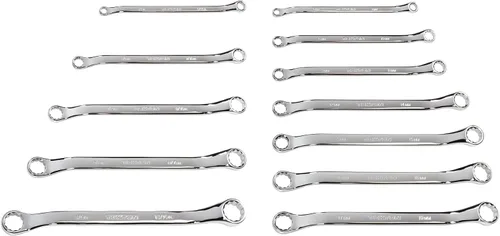 Miniatura 32 de TEKTON WBE24411 - Juego de llaves de extremo de caja con soporte de 45 grados, 11 unidades (6-32 mm)