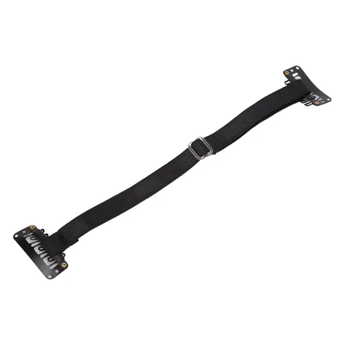 Miniatura 9 de 4 bandas de estiramiento facial con clips, banda facial instantánea elástica ajustable, correa de elevación invisible para estiramiento facial, Negro