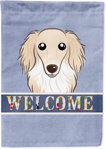 Miniatura 12 de Caroline's Treasures BB1405GF Bandera de jardín de bienvenida de bulldog inglés, Bandera de buzón azul, bandera decorativa para el patio, obra